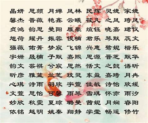 中国女名字|440个很有诗意的小女孩名字